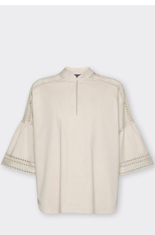 Kimono bluza z makramé obrobami