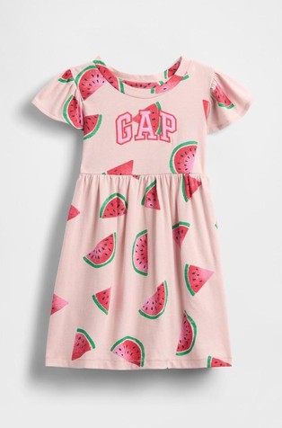 Gap logo obleka s kratkimi rokavi za malčice