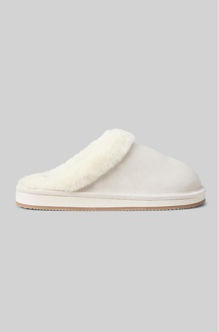 Big Pony Suede Slippers