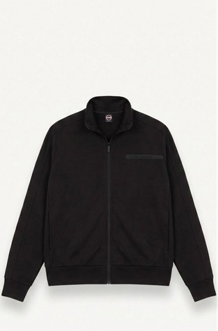 High-neck sweatshirt in cotton-blend