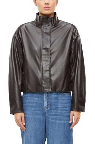 Faux leather jacket
