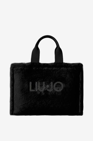 Logo tote torbica iz umetnega krzna