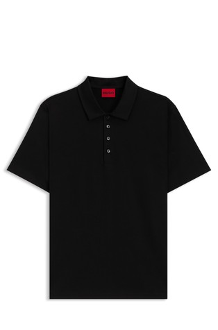 Slim fit polo majica iz merceriziranega bombaža