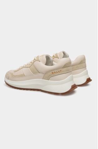 BALLY Usnjene superge Bež - Ivory/Champagne 3