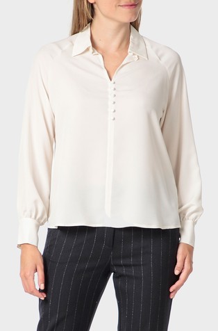 Bluza z dekorativnimi gumbi