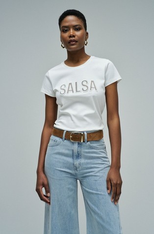 T-shirt with branding