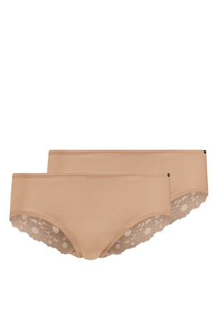 Skiny every day in cotton paket 2 spodnjih hlačk s čipko