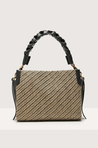 Boheme Bicolor Straw Small