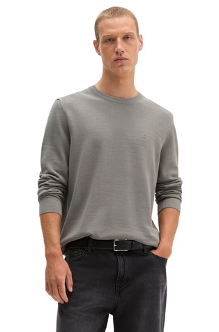Sweater in organic cotton piqué