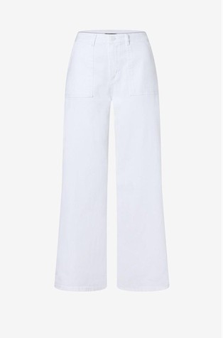 Relaxed fit hlače iz raztegljivega bombaža
