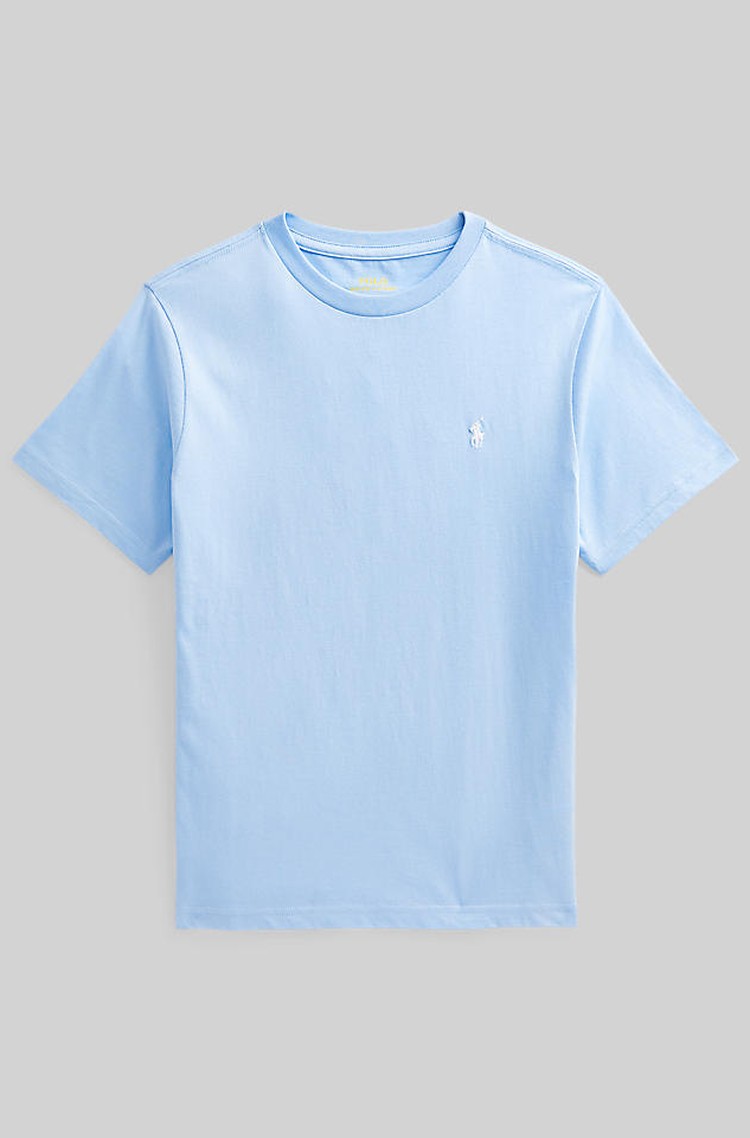RALPH LAUREN Bombažna majica s kratkimi rokavi Zelena - Plato Green 