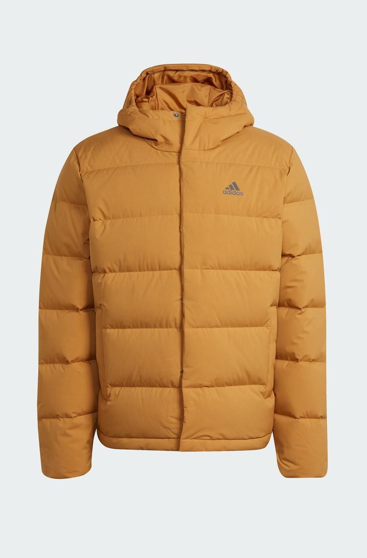 ADIDAS Helionic puhovka s kapuco Oranžna - Orange 