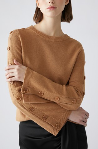 Button-up sweater
