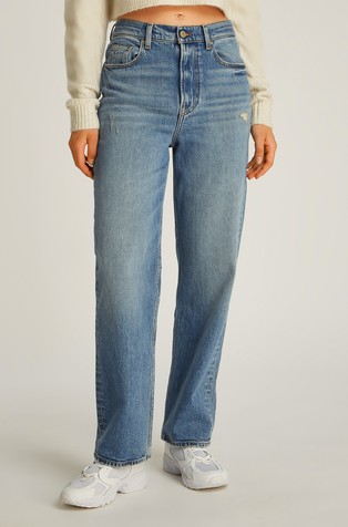 Layla straight fit jeans hlače z visokim pasom