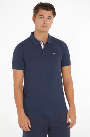 Slim fit polo majica iz organskega bombaža