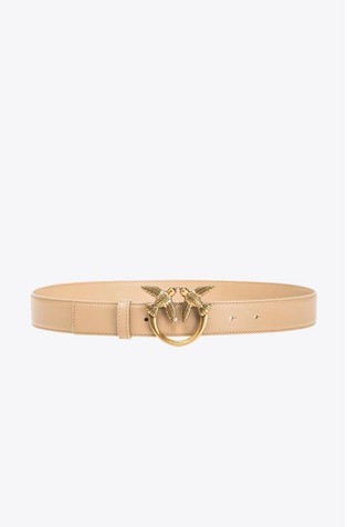 Love Birds leather belt