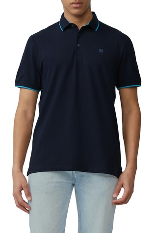 Piké polo majica s kontrastnimi detajli