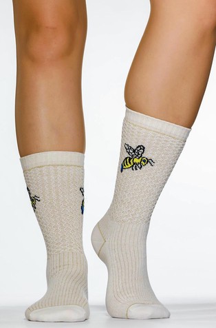 Honeycomb Glitter ženske nogavice