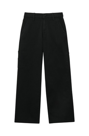 Baggy wide leg trousers in worker style