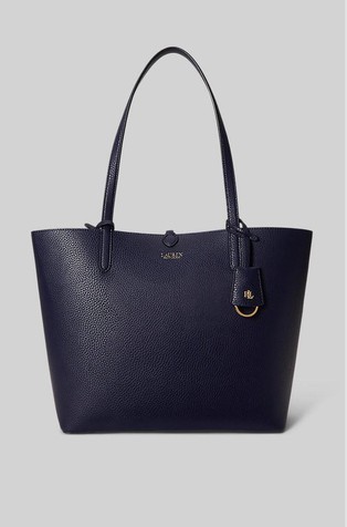 Faux-Leather Print Reversible Tote